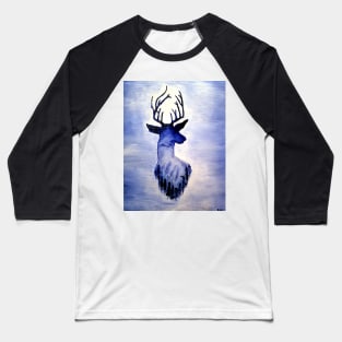 Winter Stag Baseball T-Shirt